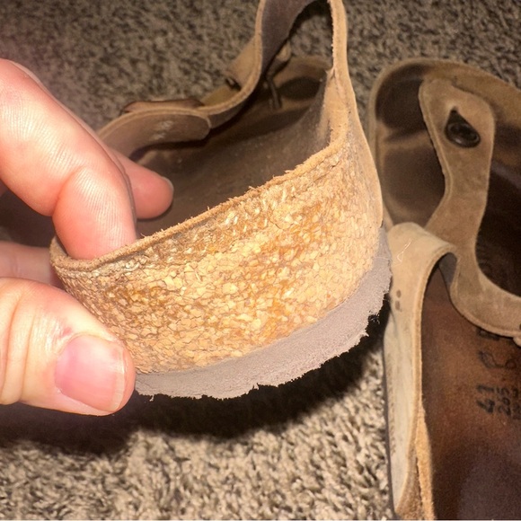 Birkenstock Tan Leather Sandals - Picture 5 of 11